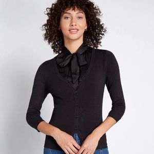 Black Cardigan - 3/4 Sleeves